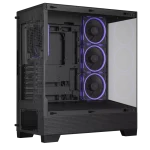 ASUS A31 PLUS ARGB Gaming PC Case, 360mm radiators and 380mm graphics cards Compatible, four pre-installed ARGB fans, Black - Image 3