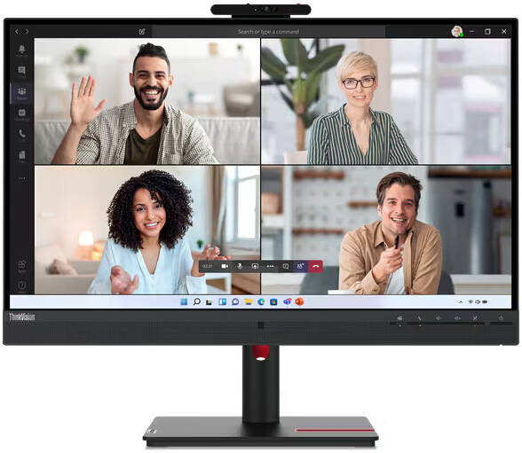 Lenovo ThinkVision T27hv-30 27″ QHD Monitor, IPS Display, 75Hz Refresh Rate, 4ms Response Time, 2x5W integrated speakers, Black