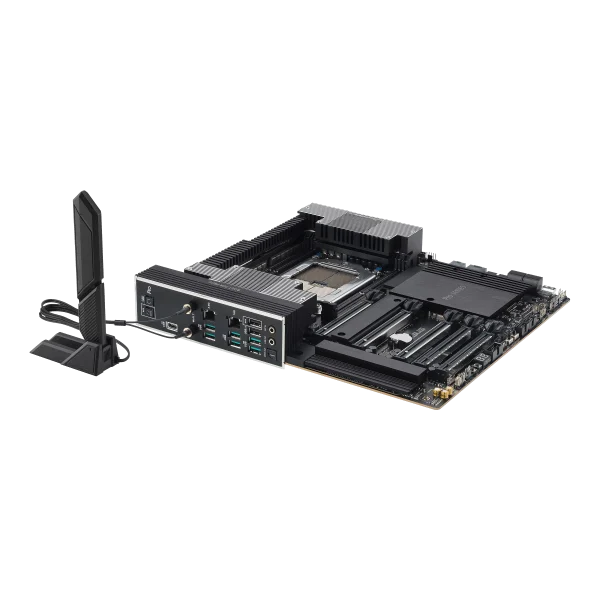 ASUS Pro WS TRX50-SAGE WIFI AMD TR5 CEB workstation motherboard, CPU and memory overclocking ready, robust 36 power-stage design, PCIe 5.0 x 16, PCIe 5.0 M.2, 10 Gb and 2.5 Gb LAN, multi-GPU support - Image 5