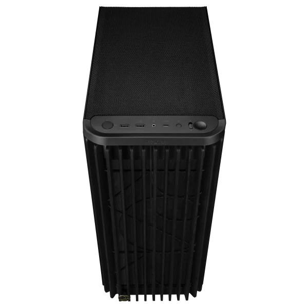 ProArt PA401 Wood Edition - Tempered Glass Panel, Build-in with two 160mm front fans and one 120mm rear fan, along with an integrated fan hub, Black - Image 4