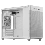 ASUS Prime AP201 MicroATX Case, support for 360 mm coolers, graphics cards up to 338 mm long, and standard ATX PSUs, White - Image 3