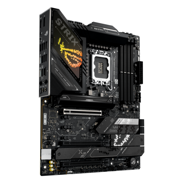 ASUS ROG STRIX Z890-H GAMING WIFI Gaming Motherboard, AI Cooling II, WIFI 7, PCI3 GEN 5 SUPPORT,  DDR5  9066+ MT/s,  MAX. 256GB, DIMM FIT, AEMP III, DIMM FLEX, DIY-FRIENDLY DESIGN - Image 2