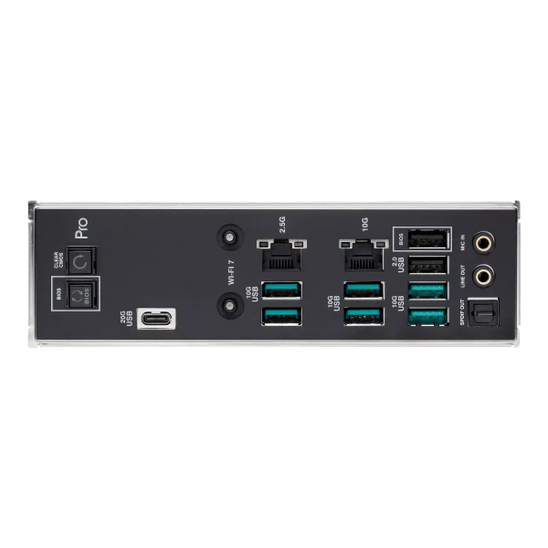 ASUS Pro WS TRX50-SAGE WIFI AMD TR5 CEB workstation motherboard, CPU and memory overclocking ready, robust 36 power-stage design, PCIe 5.0 x 16, PCIe 5.0 M.2, 10 Gb and 2.5 Gb LAN, multi-GPU support - Image 4