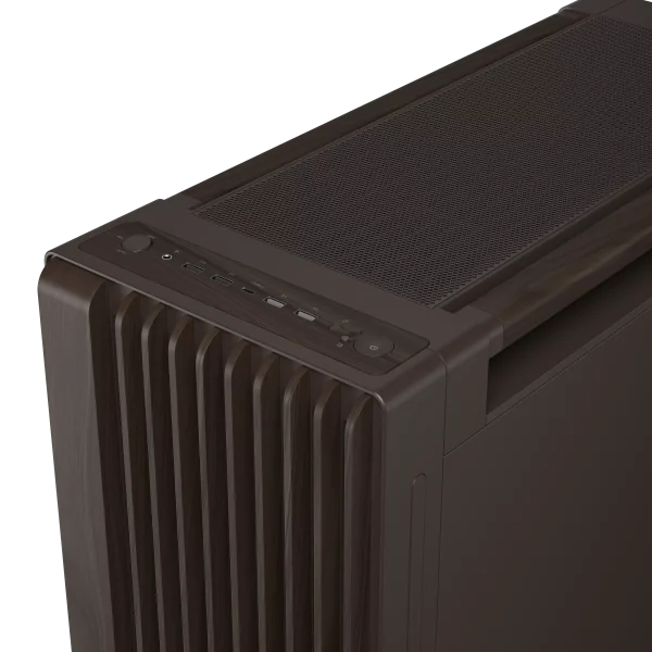 ASUS ProArt PA602 Wood Edition Retro Brown - Tempered Glass Panel, pre-installed 140 mm rear fan and two 200 mm front fans, support for a 420 mm radiator, Brown - Image 2