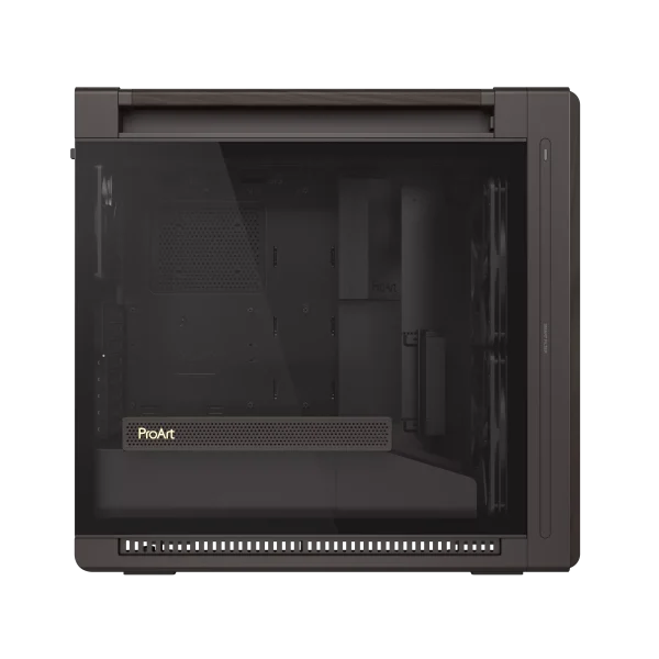 ASUS ProArt PA602 Wood Edition Retro Brown - Tempered Glass Panel, pre-installed 140 mm rear fan and two 200 mm front fans, support for a 420 mm radiator, Brown - Image 3