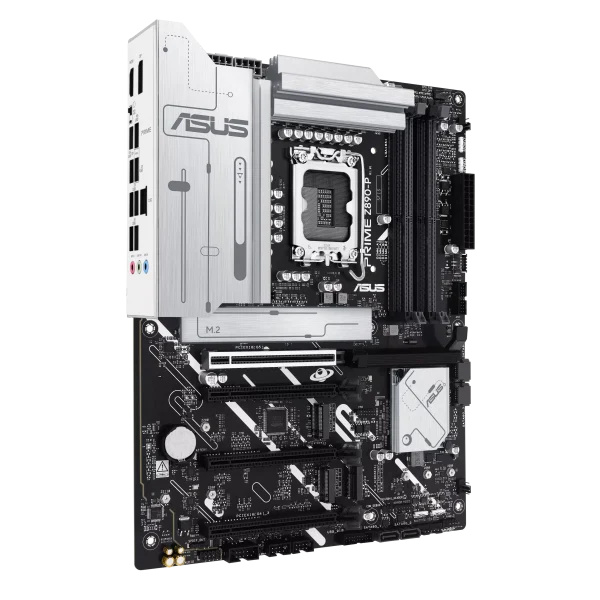 ASUS PRIME Z890-P Motherboard, USB 20Gbps Type-C, PCIe 5.0 slots, USB 10Gbps Type-C, Pre-mounted I/O shield, Aura Sync - Image 2