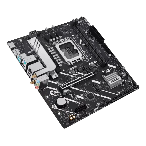 ASUS PRIME H810M-A WIFI Motherboard, WiFi 6, USB 10Gbps Type-A, USB 5Gbps Type-C, PCIe 4.0 M.2, Aura Sync - Image 3