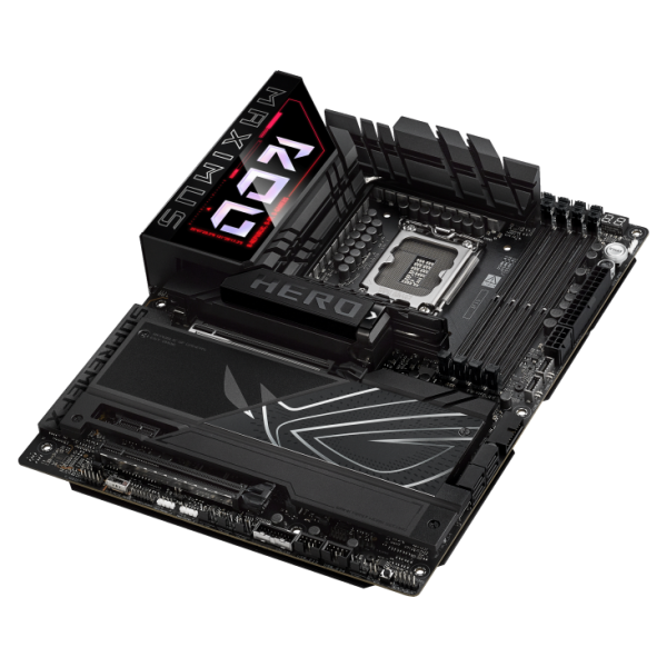 ASUS ROG MAXIMUS Z890 HERO Intel® Z890 LGA 1851 ATX Motherboard, Advanced AI PC-ready, 22+1+2+2 power stages, NPU Boost, DDR5 slots with NitroPath DRAM Technology, DIMM Flex, AEMP III, WiFi 7 with ASUS WiFi Q-Antenna - Image 3