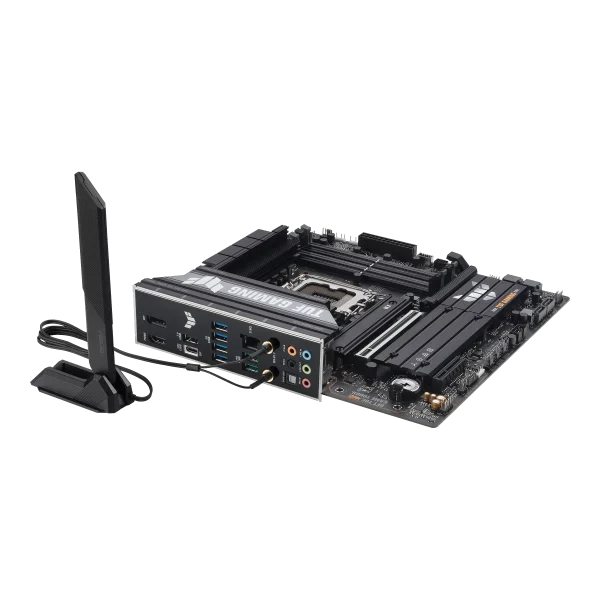 ASUS TUF GAMING B860M-PLUS WIFI Motherboard, PCIe 5.0 Slot, WIFI 7, 2.5Gb Ethernet, Aura Sync, Black - Image 5