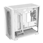 ASUS A23 PLUS Micro-ATX Case, Supports 360 mm radiators, and 380 mm graphics cards, four pre-installed ARGB fans, White - Image 4