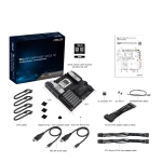 ASUS Pro WS WRX90E-SAGE SE AMD sTR5 EEB workstation motherboard, 7 PCIe 5.0 x16 slots, multi-GPU support, robust 32+3+3+3 power-stage design, CPU and memory overclocking ready, 4 PCIe 5.0 M.2 slots, dual 10 Gb LAN, PCIe Q-Release Slim - Image 6