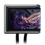 ASUS ROG RYUO IV 360 ARGB Liquid Cooler,  6.67-inch AMOLED display, Aura Fan Edge, Black - Image 5