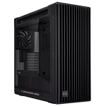 ASUS ProArt PA602 E-ATX computer case, 420 mm radiator support, one 140 mm and two 200mm pre-installed system fans, Black