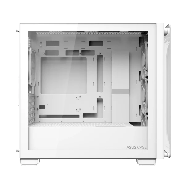 ASUS A23 PLUS Micro-ATX Case, Supports 360 mm radiators, and 380 mm graphics cards, four pre-installed ARGB fans, White - Image 6