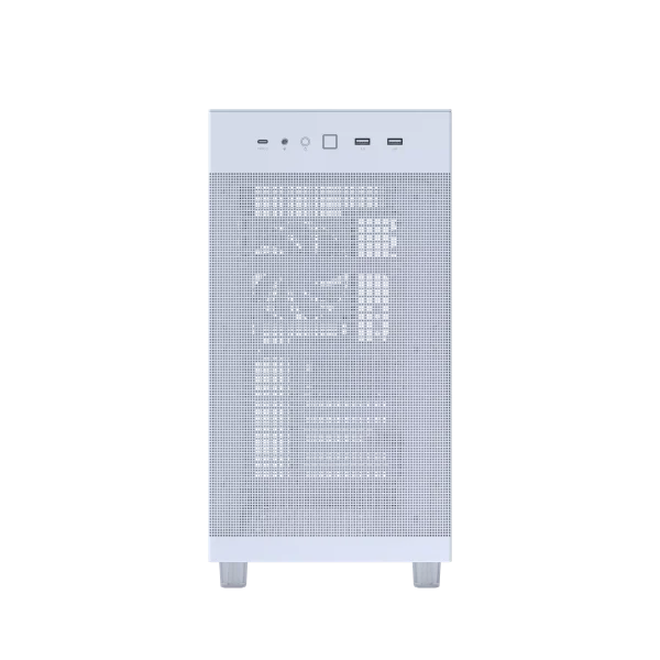 ASUS Prime AP303 - Tempered Glass ATX Case, support for graphics cards up to 360mm long, 360mm radiators up to 60mm thick, and ATX PSUs up to 180mm long, White - Image 2