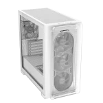 ASUS A23 PLUS Micro-ATX Case, Supports 360 mm radiators, and 380 mm graphics cards, four pre-installed ARGB fans, White - Image 3