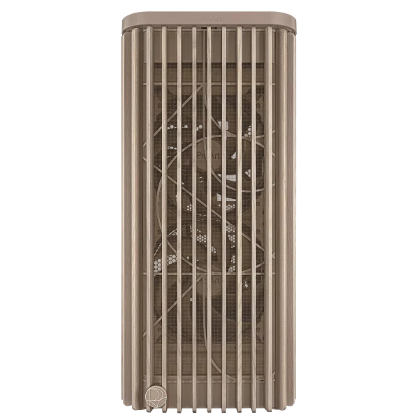 ASUS ProArt PA401 Wood Edition Beige - Tempered Glass Panel, Build-in two 160mm front fans and one 120mm rear fan, along with an integrated fan hub, - Image 3