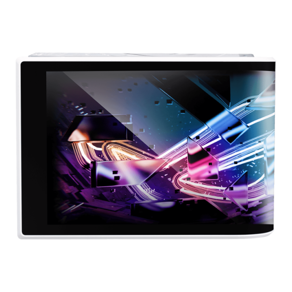 ASUS ROG RYUO IV SLC 360 ARGB Liquid Cooler, 6.67” 2K AMOLED Display, White - Image 6