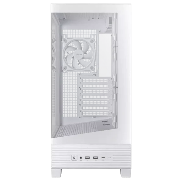 ASUS A31 PLUS Case ARGB Gaming PC Case, 360mm radiators and 380mm graphics cards Compatibility, four pre-installed ARGB fans, White - Image 5