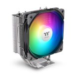 Thermaltake UX400 ARGB Sync CPU Cooler, Single-Tower Design, 120mm High-Airflow Fan, 240W TDP Cooling Capacity, Hydraulic Bearing Fan, Black