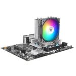 Thermaltake UX400 ARGB Sync CPU Cooler, Single-Tower Design, 120mm High-Airflow Fan, 240W TDP Cooling Capacity, Hydraulic Bearing Fan, Black - Image 5