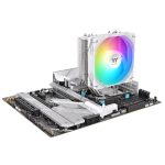 Thermaltake UX400 ARGB Sync CPU Cooler, Single-Tower Design, 120mm High-Airflow Fan, 240W TDP Cooling Capacity, Hydraulic Bearing Fan, White - Image 5