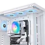 Thermaltake UX400 ARGB Sync CPU Cooler, Single-Tower Design, 120mm High-Airflow Fan, 240W TDP Cooling Capacity, Hydraulic Bearing Fan, White - Image 6