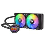 Thermaltake Floe Ultra 240 RGB All-In-One Liquid Cooler, customizable LCD display, Black