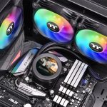 Thermaltake Floe Ultra 240 RGB All-In-One Liquid Cooler, customizable LCD display, Black - Image 2