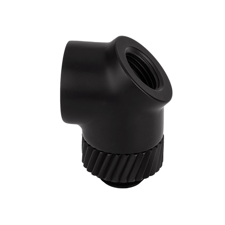 Thermaltake Pacific SF 45 Degree Adapter Matte Black Fittings