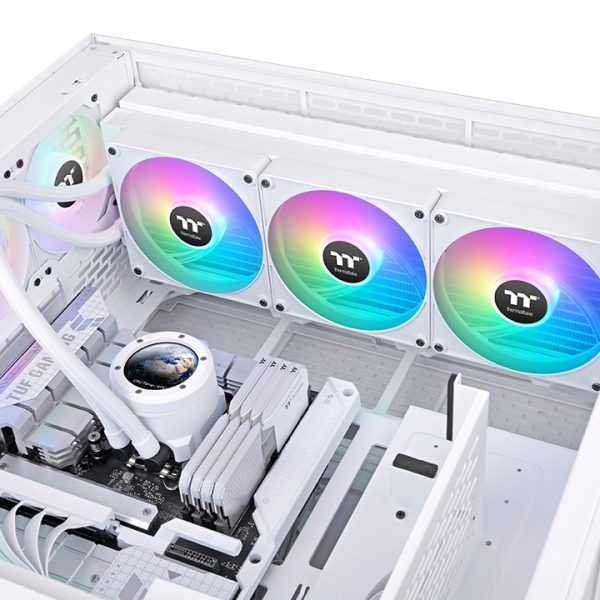Thermaltake TH420 V2 Ultra EX ARGB Sync All-In-One Liquid Cooler, LCD display, Snow Edition - Image 3