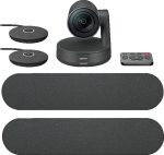 Logitech Rally Plus Premier modular video conferencing system for large and extra large rooms, Black, 960-001242