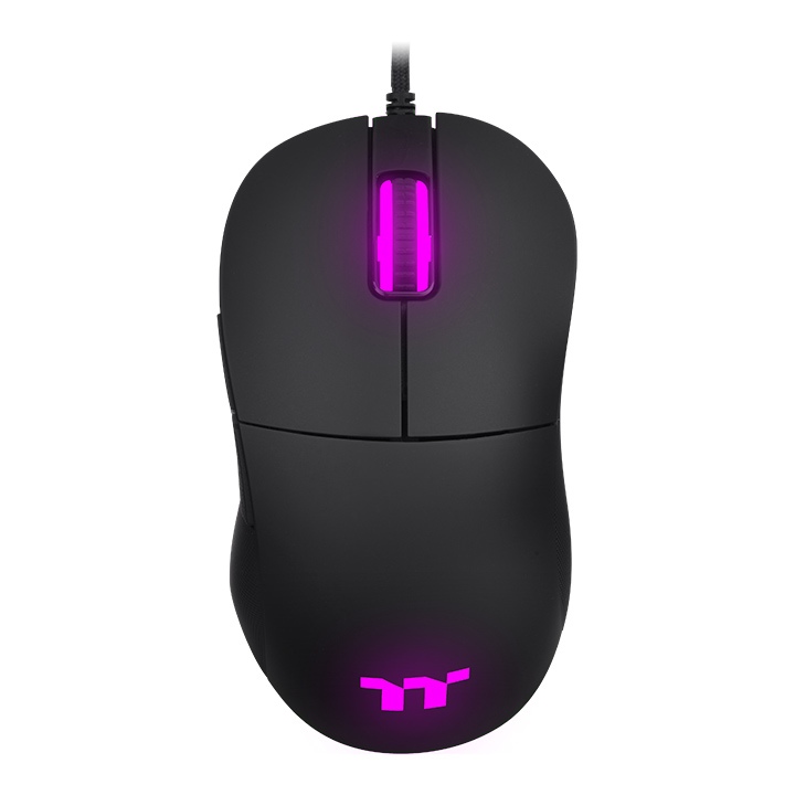 Thermaltake DAMYSUS RGB Ergonomic Gaming Mouse, Weighs 74g, DPI adjustments up to 16,000, Black