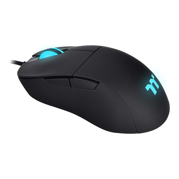 Thermaltake DAMYSUS RGB Ergonomic Gaming Mouse, Weighs 74g, DPI adjustments up to 16,000, Black