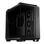 ASUS TUF Gaming GT502 Horizon ARGB Gaming PC Case, Four Pre-Installed MR120 ARGB Fans, Black - Image 3