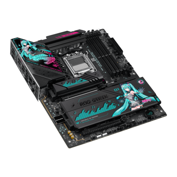 ASUS ROG STRIX X870E-H GAMING WIFI7 HATSUNE MIKU EDITION, AMD Socket AM5 for AMD Ryzen™ 9000 & 8000 & 7000 Series Desktop Processors - Image 6