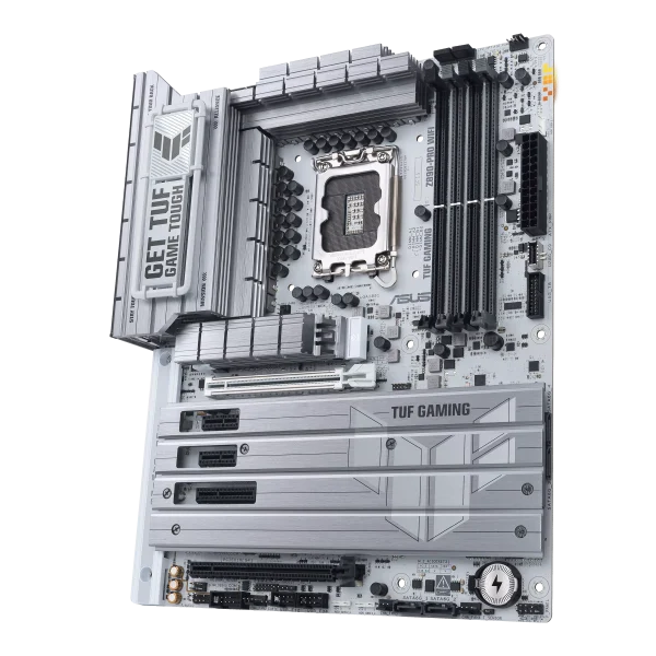 ASUS TUF GAMING Z890-PRO WIFI Motherboard, PCIe Gen5 Slot, WIFI 7, Aura Sync, White - Image 3
