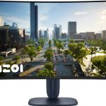 Dell Alienware 32" QHD Curved Gaming Monitor, VA Panel, 180Hz Refresh Rate, 1ms Response Time, AMD FreeSync - AW3225DM