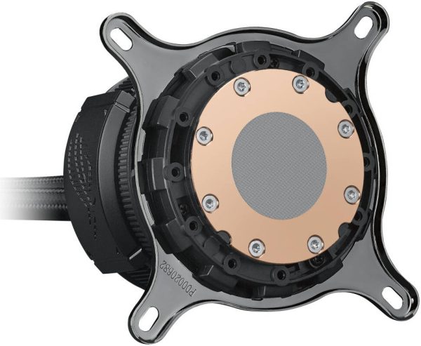 ASUS ROG STRIX LC III LCD 360mm ARGB CPU Liquid Cooler, 360mm Radiator, 2.1” IPS LCD with 360° rotatable graphics  - Black - Image 5