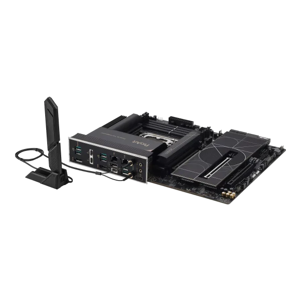 ASUS ProArt Z890-CREATOR WIFI Intel Z890 LGA1851 ATX content creation motherboard with PCIe® 5.0, DDR5 slots, two USB4® ports, 10G and 2.5G Ethernet, WiFi 7, five M.2 slots, plus a USB 20Gpbs front-panel header - Image 4