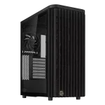 ProArt PA401 Wood Edition - Tempered Glass Panel, Build-in with two 160mm front fans and one 120mm rear fan, along with an integrated fan hub, Black