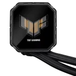 ASUS TUF Gaming LC III 360 ARGB LCD all-in-one liquid CPU cooler with pre-installed & integrated triple fans designed for high airflow and static pressure; 2.8" LCD for hardware monitoring, custom GIFs and MP4 video clips - Image 4