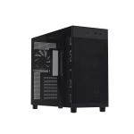 ASUS Prime AP303 - Tempered Glass Panel, ATX case with support for graphics cards up to 360mm long, 360mm radiators up to 60mm thick, and ATX PSUs up to 180mm long, Black