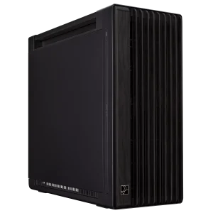 ASUS ProArt PA602 Wood Edition - Metal Panel, pre-installed 140 mm rear fan and two 200 mm front fans, support for a 420 mm radiator, Black