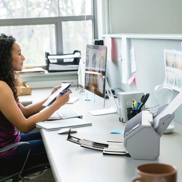 Ricoh FI-8170 High Speed Desktop Document Scanner, Double-sided scanning of up to 70 pages per minute, White - Image 8