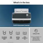 Ricoh FI-8170 High Speed Desktop Document Scanner, Double-sided scanning of up to 70 pages per minute, White - Image 3