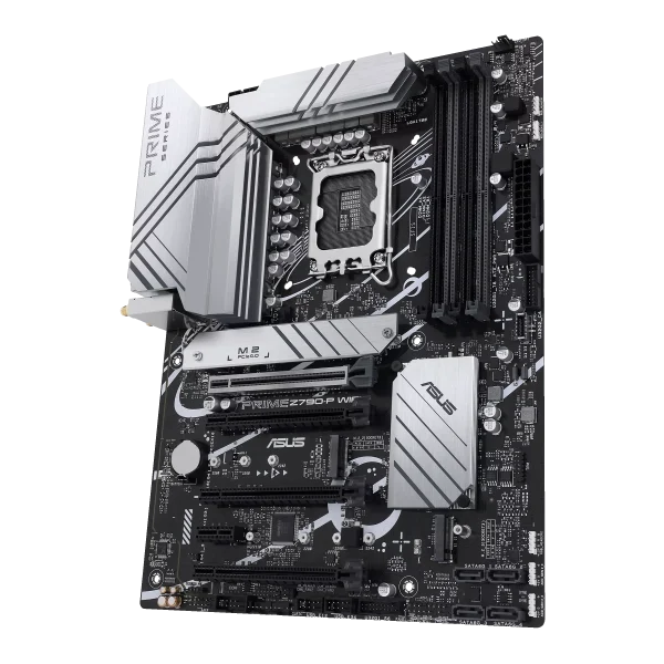 ASUS PRIME Z790-P WIFI Motherboard, PCIe Gen5 Slot, USB 3.2 Gen 2x2 Type-C® & Thunderbolt (USB4®) Support, WiFi 6, Al Cooling II - Image 3