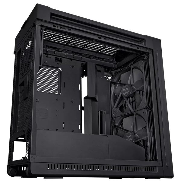 ASUS ProArt PA602 E-ATX computer case, 420 mm radiator support, one 140 mm and two 200mm pre-installed system fans, Black - Image 6