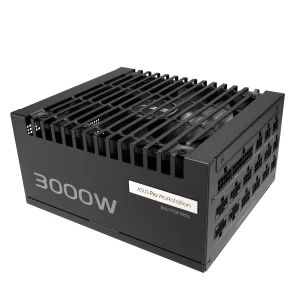 ASUS Pro WS 3000W Platinum Fully Modular Power Supply, PCIe® 5.1 ready, 80 PLUS Platinum certified, Black