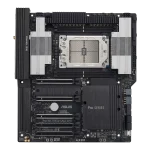 ASUS Pro WS TRX50-SAGE WIFI AMD TR5 CEB workstation motherboard, CPU and memory overclocking ready, robust 36 power-stage design, PCIe 5.0 x 16, PCIe 5.0 M.2, 10 Gb and 2.5 Gb LAN, multi-GPU support